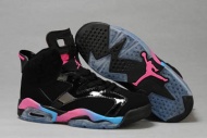 Nike Jordan Retro Shoes 6 Black/Sky Blue/Pink Colors 16235