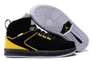 AirJordan "Sixty Club" Suede Black-Yellow-White Nike Shoes 44798